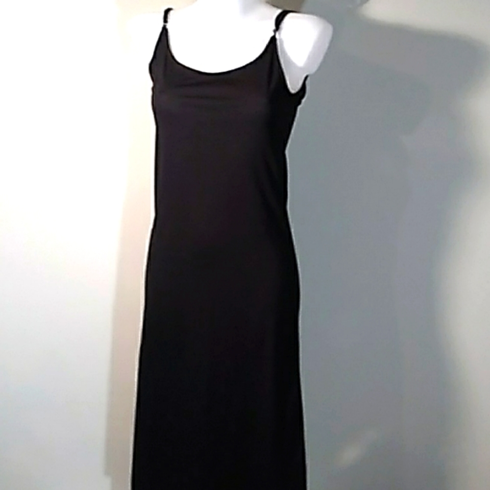 Comfy Nap Dress by Papinelle. Black Adjustable Straps Maxi NWOT
